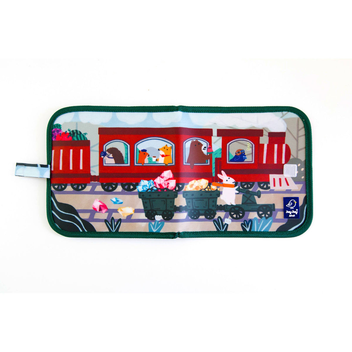 Jaq Jaq Bird - Train Activity Dry Erase Book