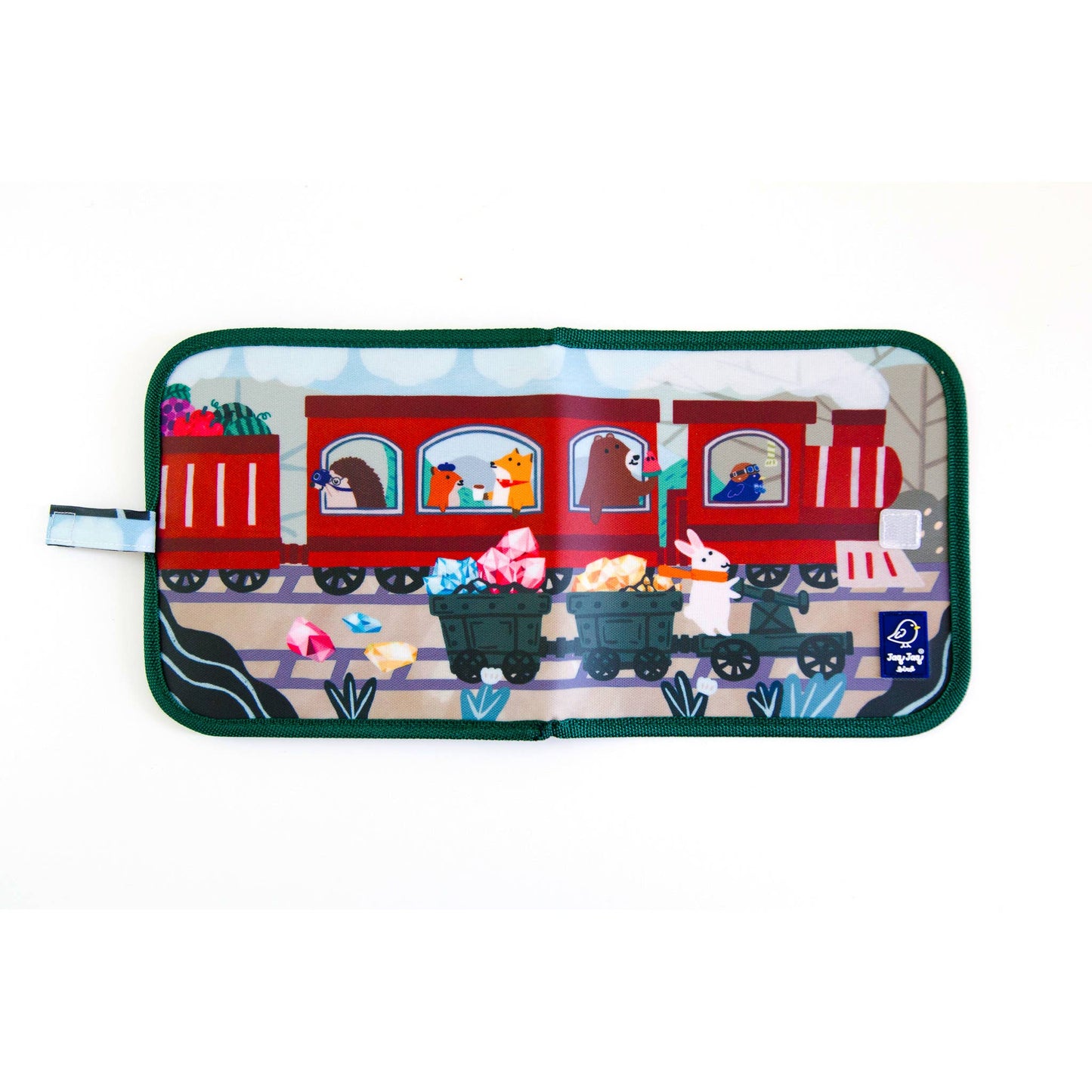Jaq Jaq Bird - Train Activity Dry Erase Book