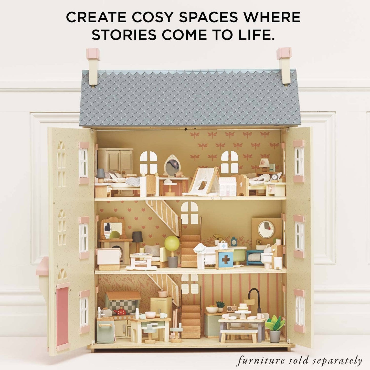 Le Toy Van, Inc. - Cherry Tree Hall Wooden Dolls House
