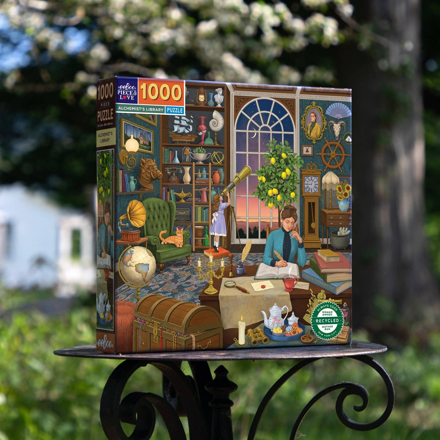 eeBoo - Alchemist's Library 1000 Piece Square Puzzle