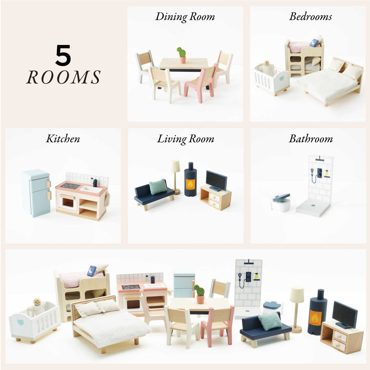 Le Toy Van, Inc. - Complete Dolls House Furniture