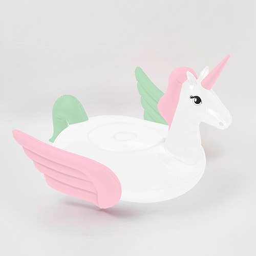 Sunnylife - Luxe Ride-On Unicorn Pool Float Coral Ombre