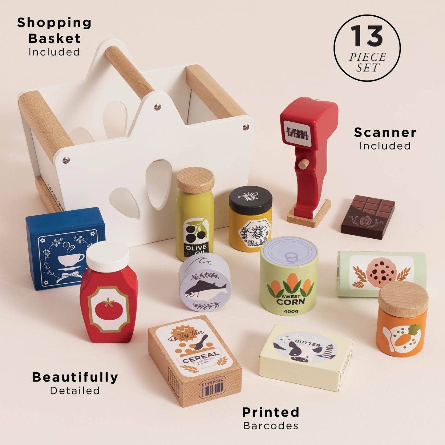 Le Toy Van, Inc. - Groceries Set & Scanner