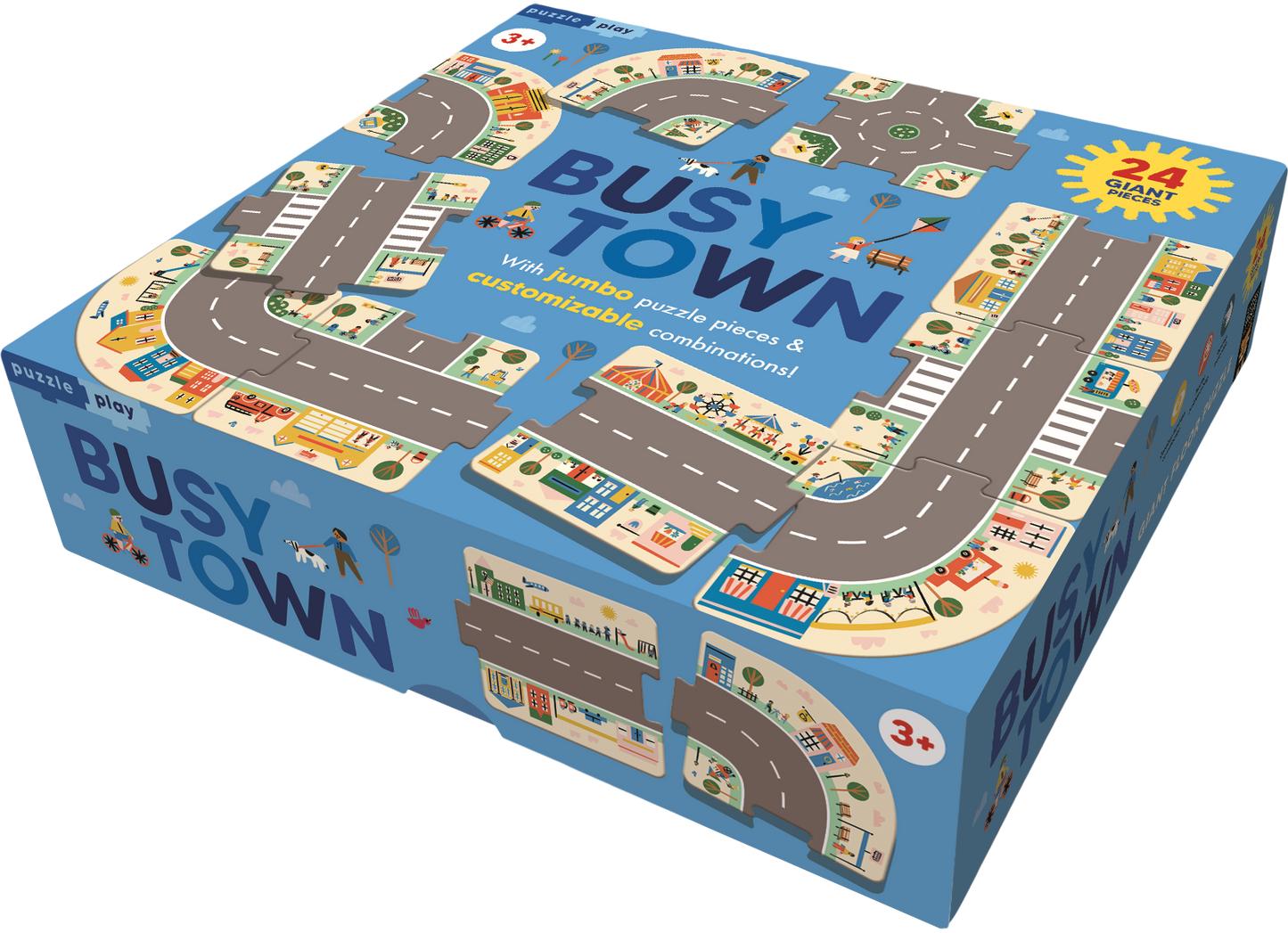 EDC Publishing - Puzzle Play, Busy Town