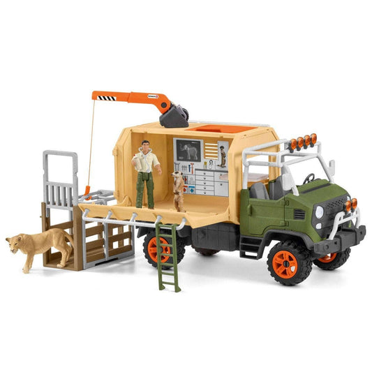 Schleich - Animal Rescue Large Truck Wild Animals Playset