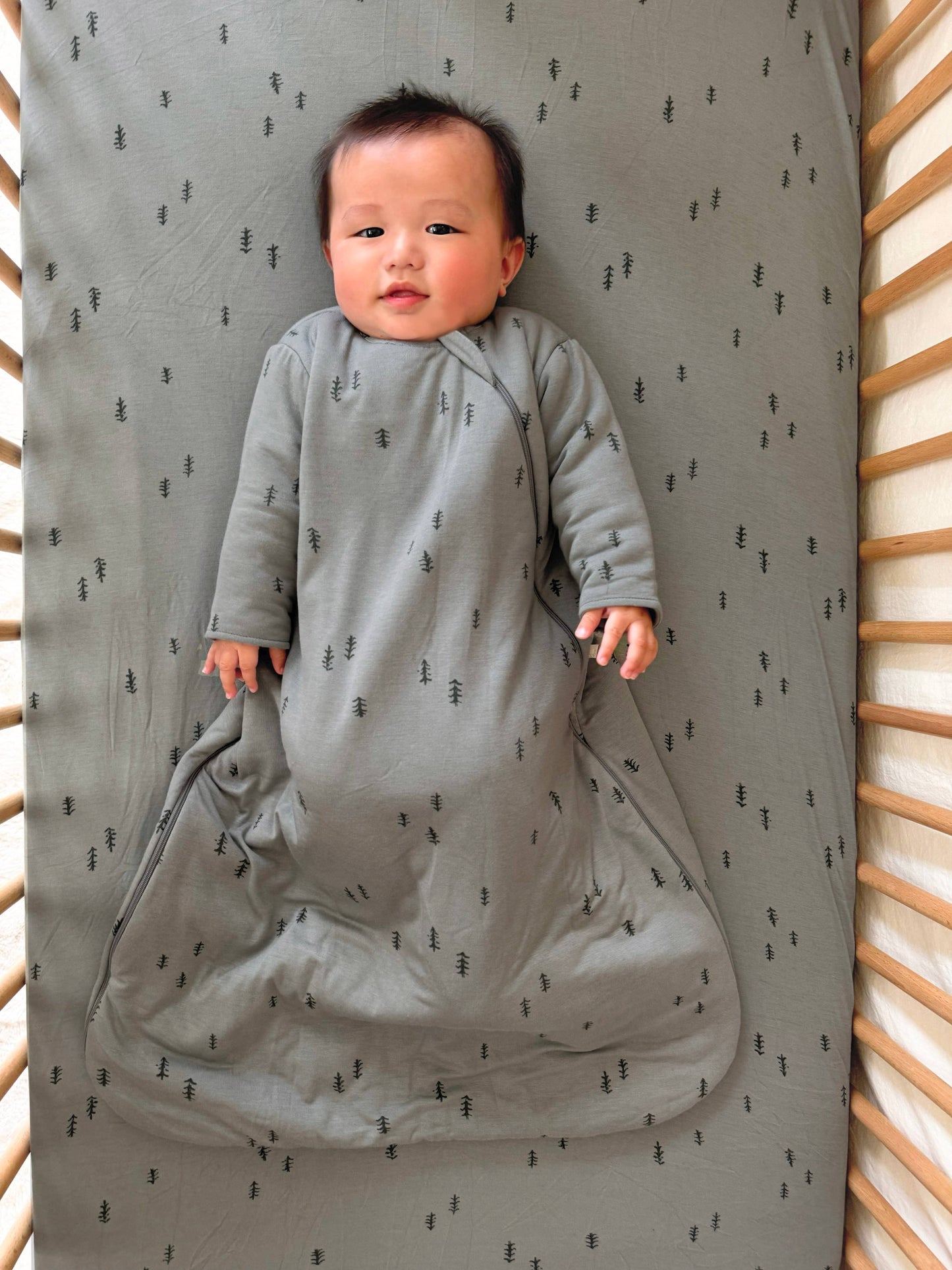 gunamuna - LONG SLEEVE SLEEP BAG : Giraffe maple / 24-36M / 2.6