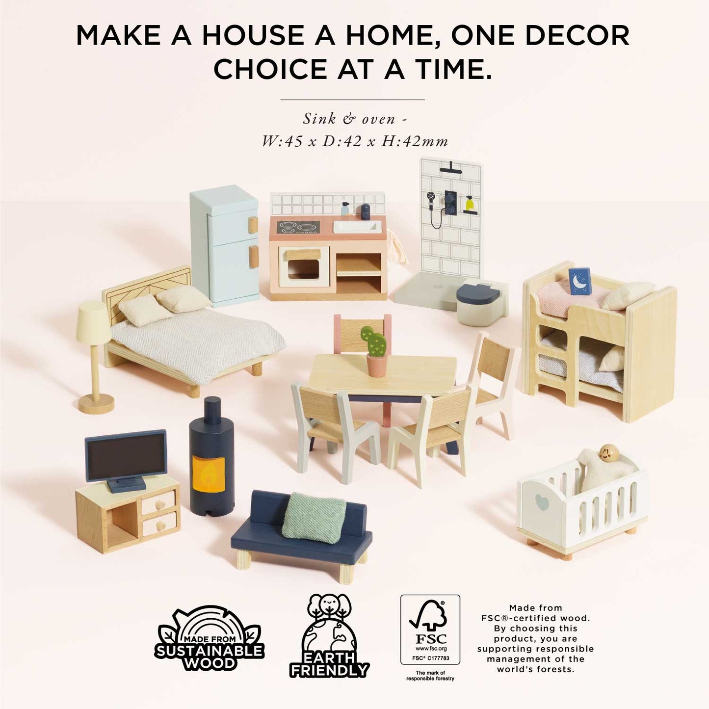 Le Toy Van, Inc. - Complete Dolls House Furniture