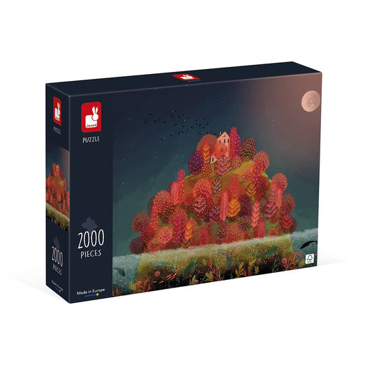 Janod - Puzzle Red Autumn - 2000 Pcs