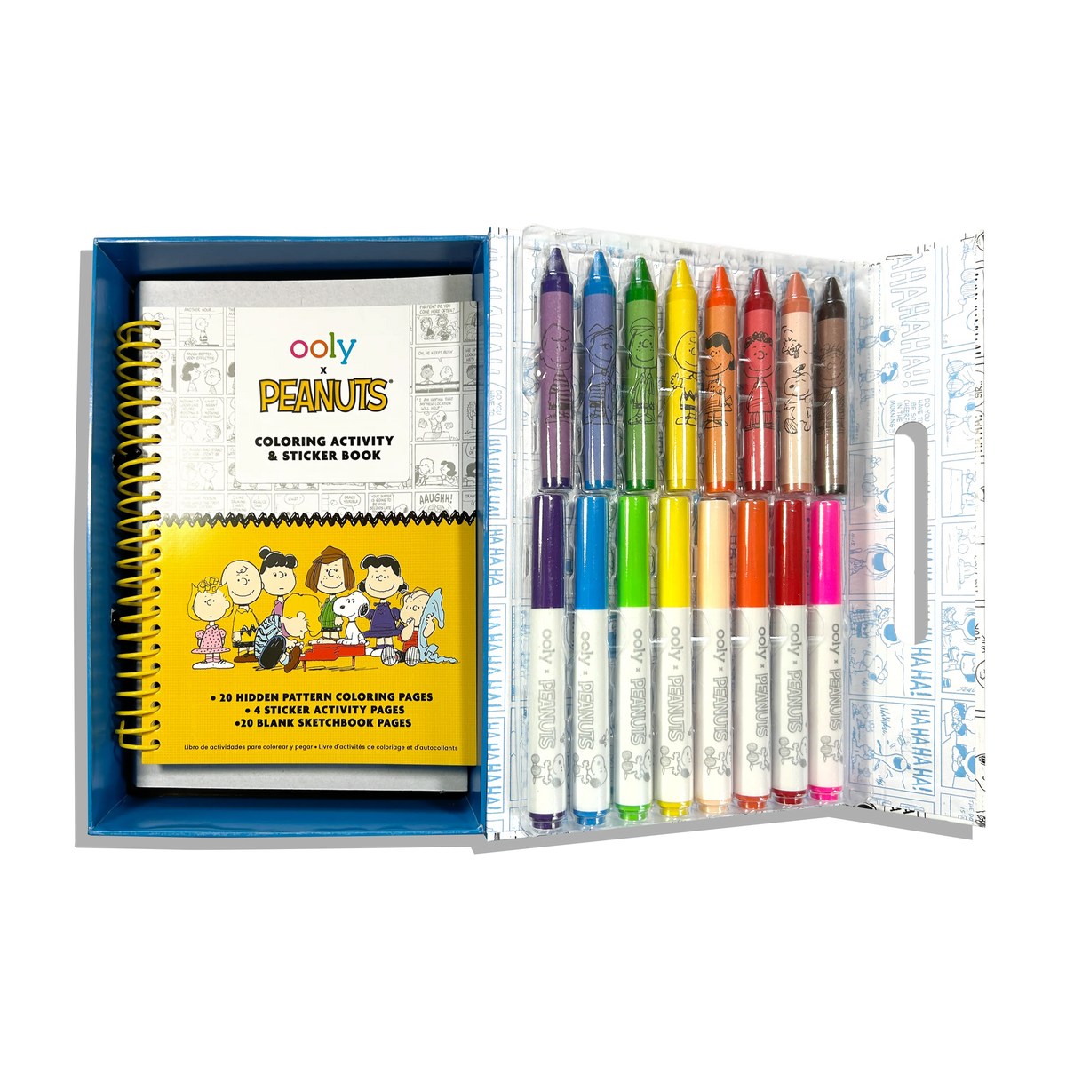OOLY - OOLY x Peanuts: Coloring Activity & Sticker Kit