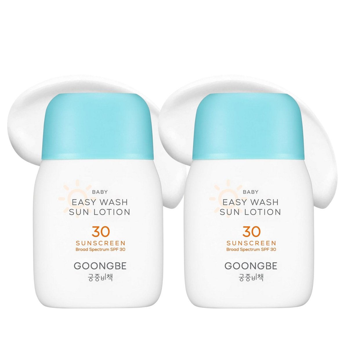 Kurious Mall - Goongbe Baby Easy Wash Sun Lotion SPF 30 60g x 2: OS