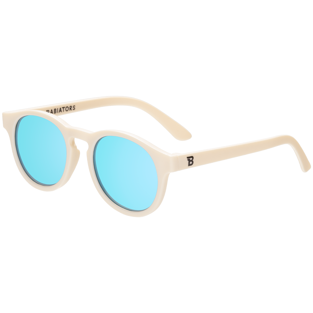 Babiators - Baby and Kids Sweet Cream Keyhole Sunglasses with Blue Lens: Ages 0-2