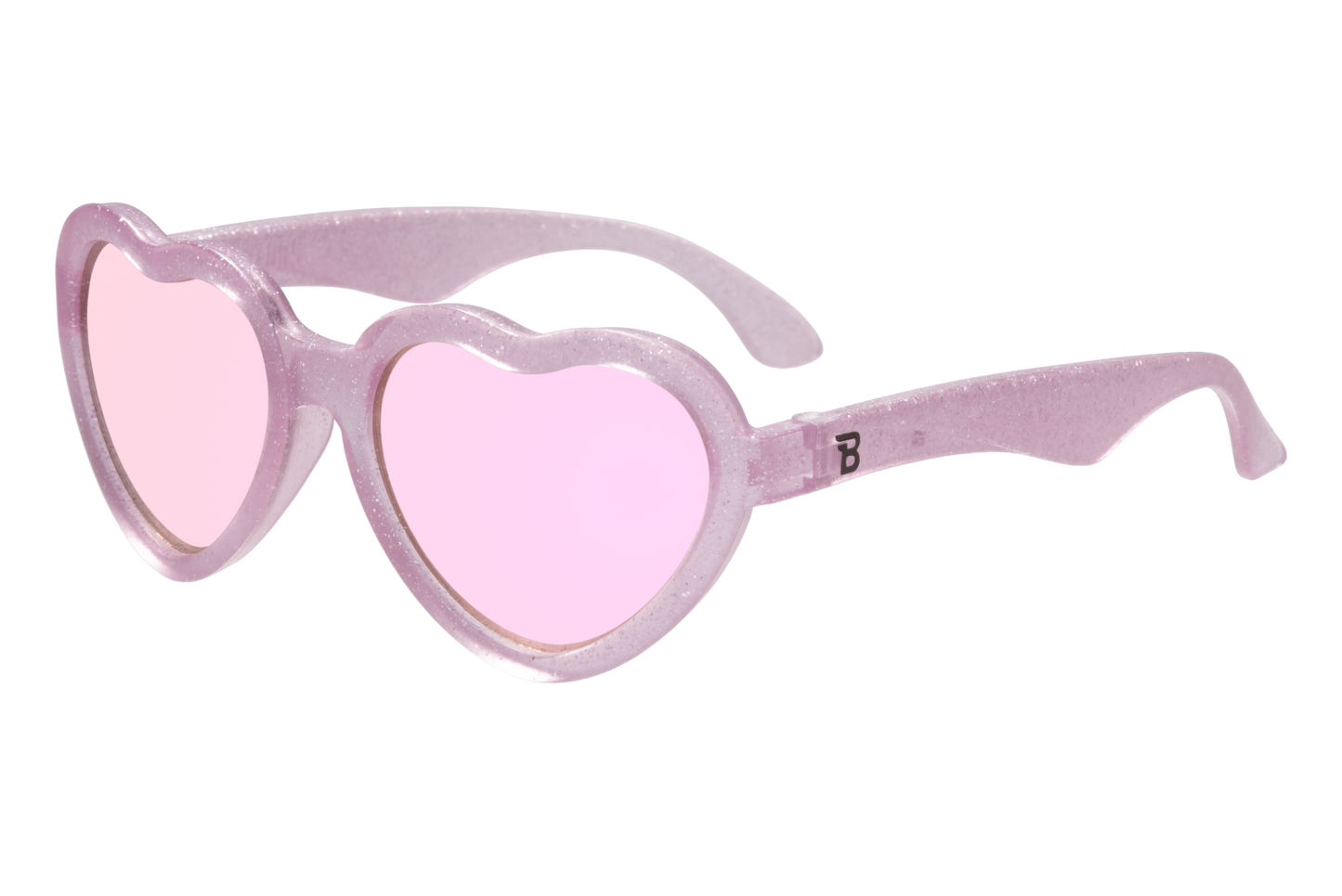 Babiators - Originals Hearts: Sparkle Squad | Lavender Mirrored Lenses: Ages 3-5