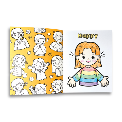 OOLY - Toddler Coloring Book - Feelings