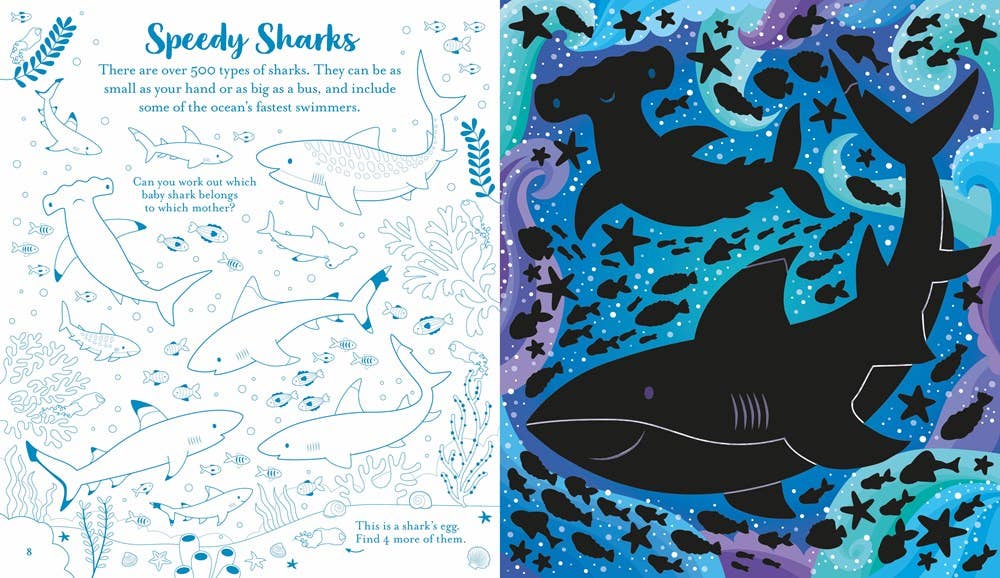 HarperCollins - Usborne Scratch Activities Under the Sea: Rosie Dickins