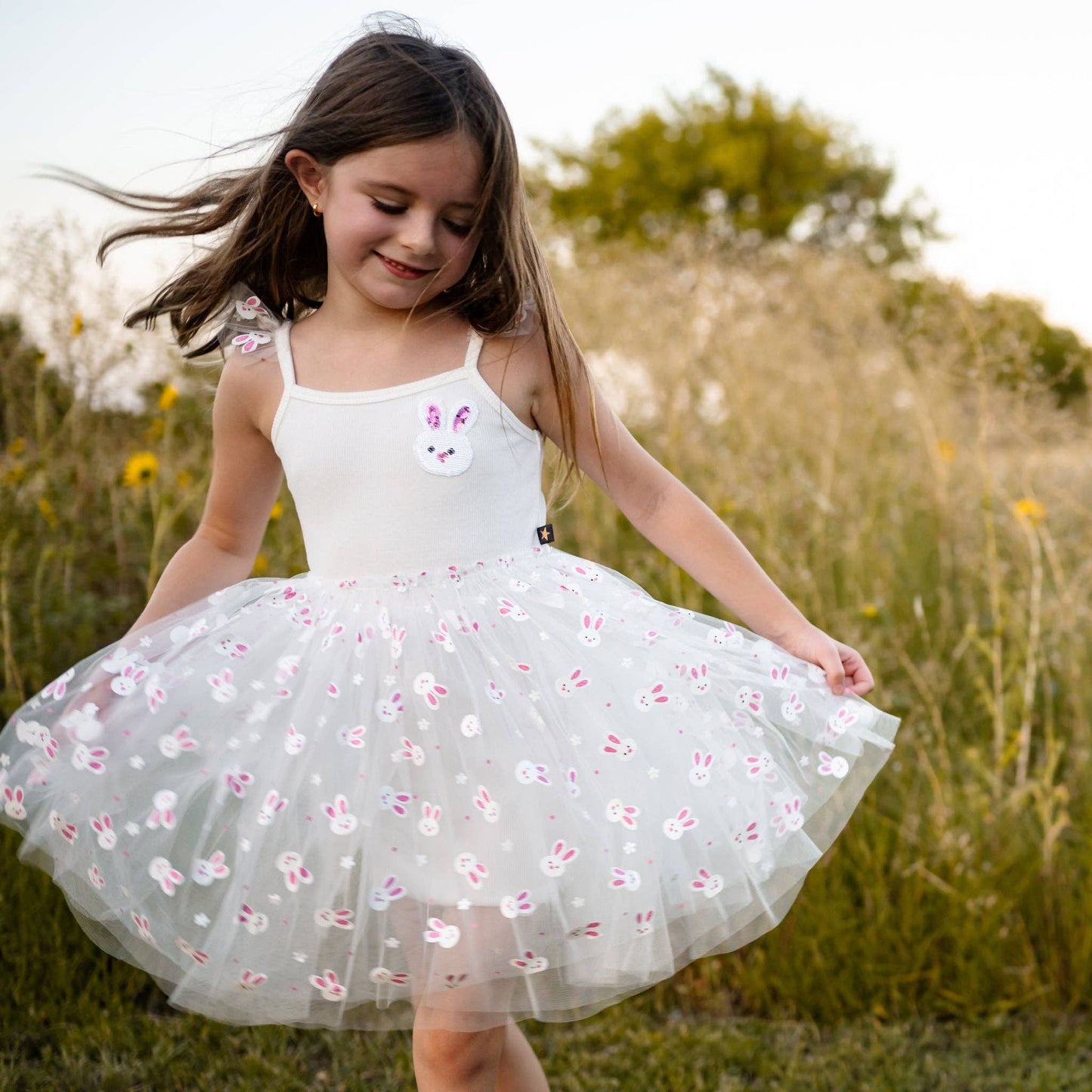 Petite Hailey - May Frill Tutu Dress: Pink / 8