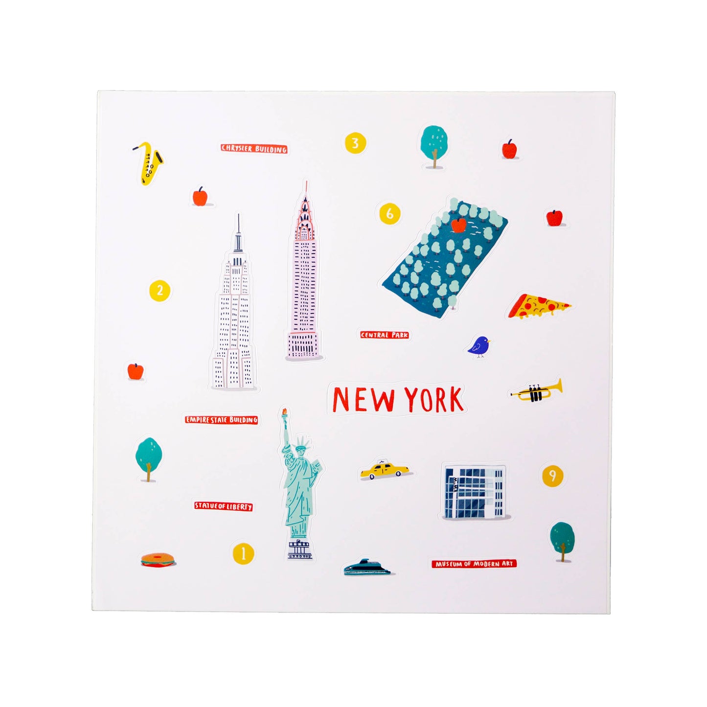 Jaq Jaq Bird - Cities of Wonder Sticker Activity Set - New York