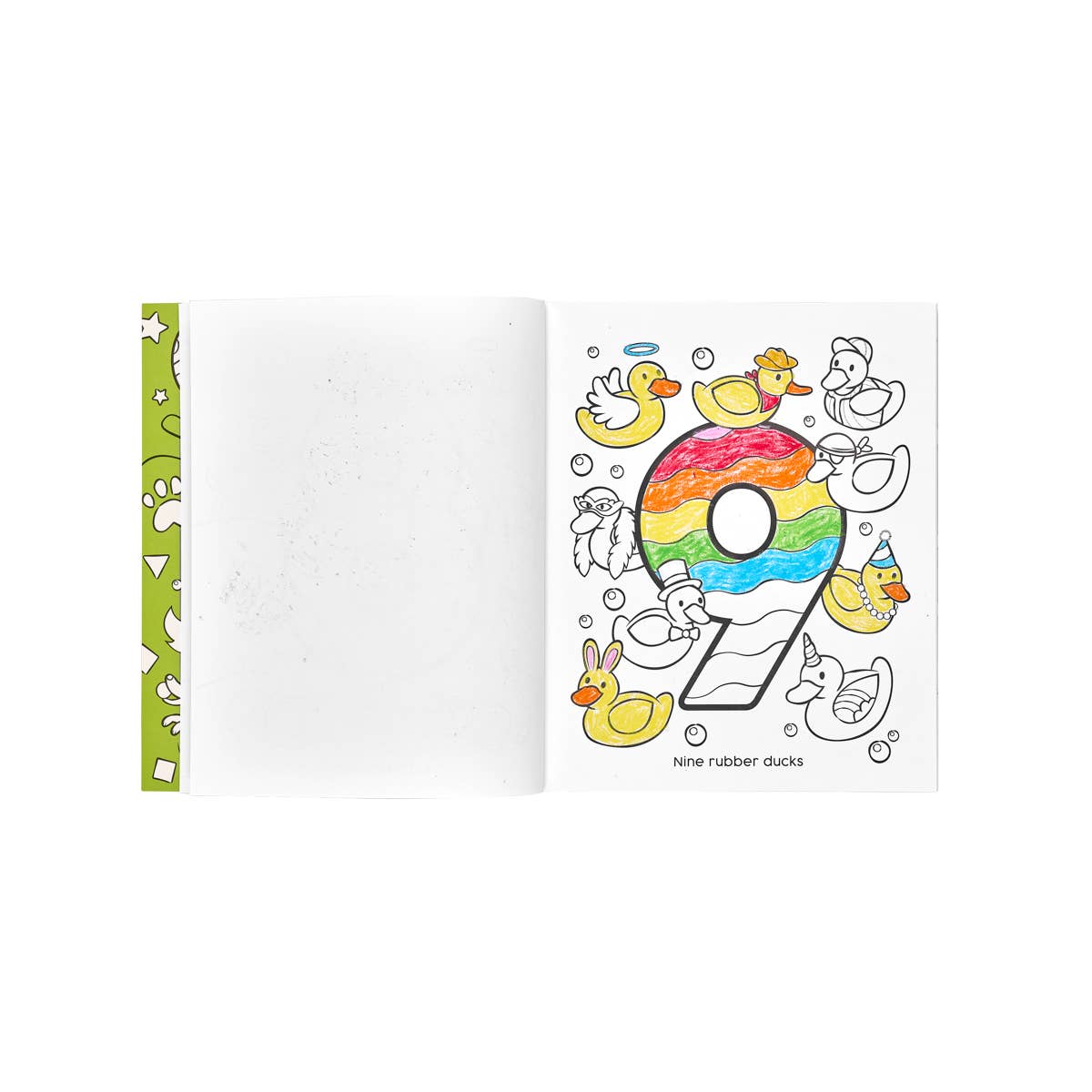 OOLY - 123: Shapes + Numbers Toddler Coloring Book