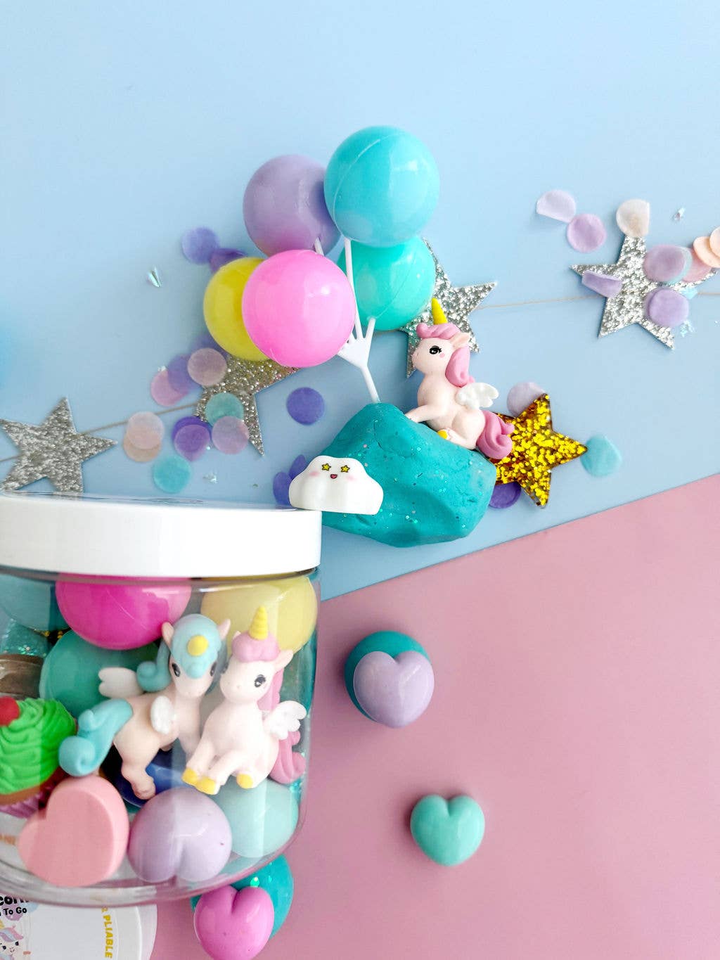 Earth Grown KidDoughs (KidDoughs by EGKD) - Unicorn Party Dough-To-Go