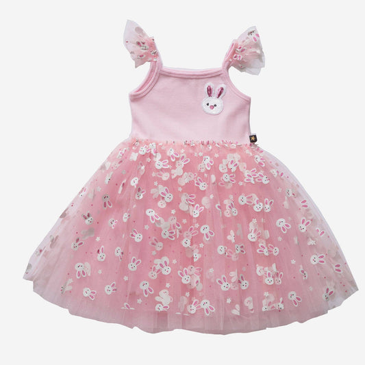 Petite Hailey - May Frill Tutu Dress: Pink / 8