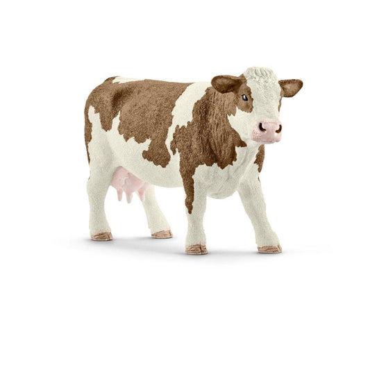 Schleich - Simmental Cow Farm Animal Toy