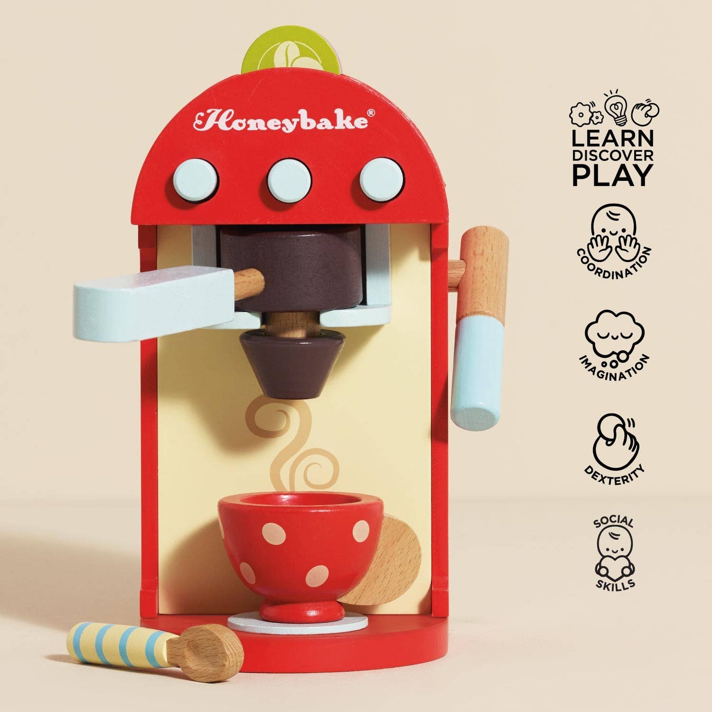 Le Toy Van, Inc. - Wooden Toy Coffee Machine & Pods