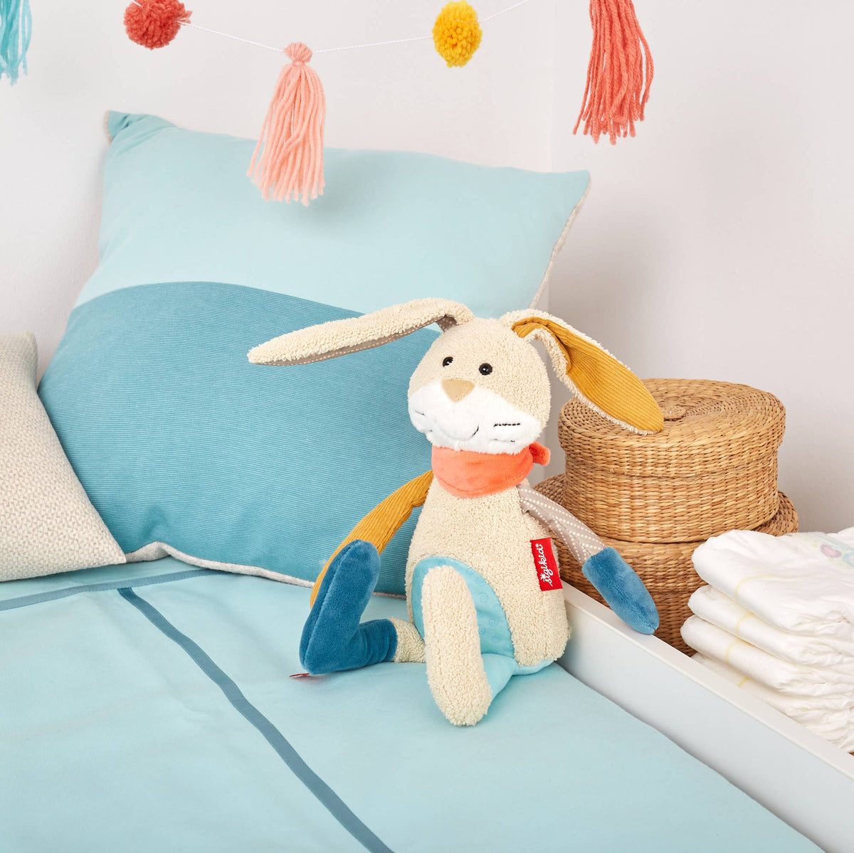 sigikid - Patchwork Rabbit Plush Toy