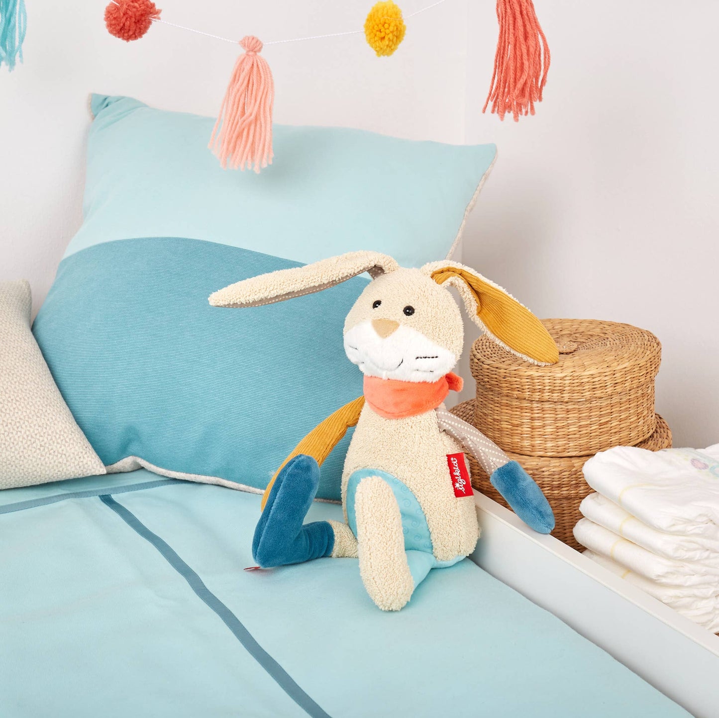 sigikid - Patchwork Rabbit Plush Toy