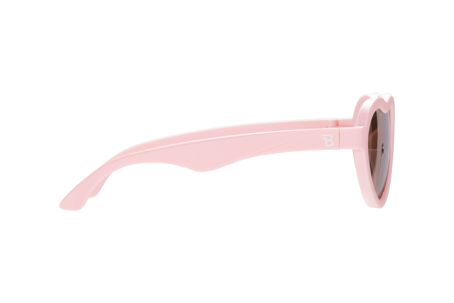 Babiators - Original Heart: Ballerina Pink | Rose Gold Mirrored Lenses: Ages 3-5