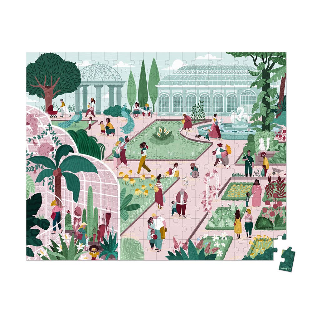 Janod - Puzzle - Botanical Garden - 200 Pcs