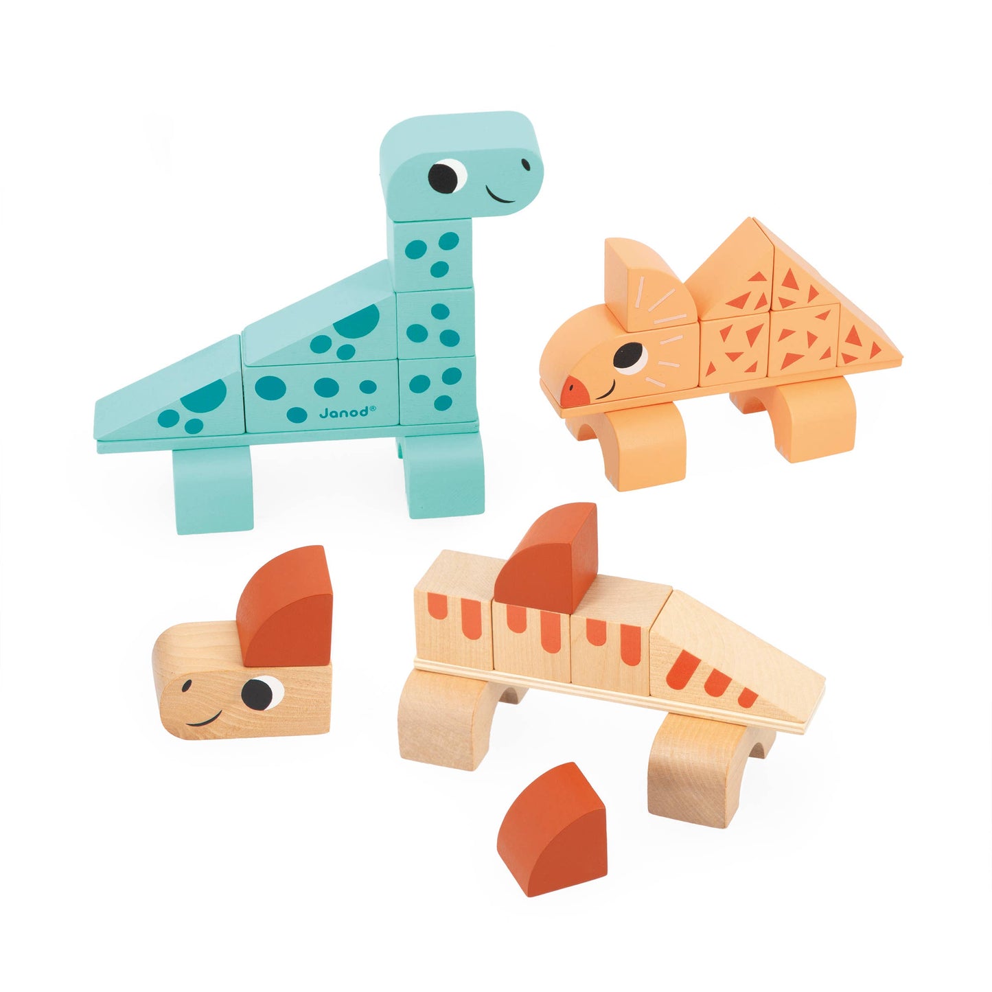 Janod - Dino | Cubikosaurus | Dinosaurs to Build | Early development