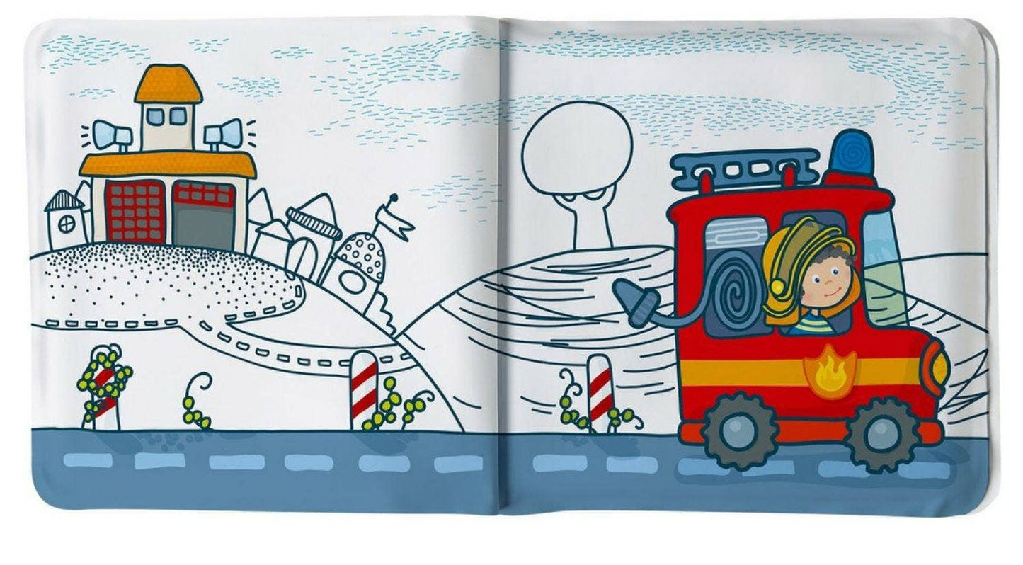 HABA USA - Fire Brigade Magic Color Changing Bath Book