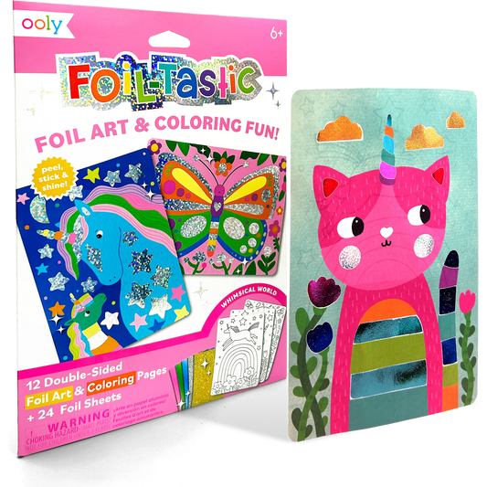 OOLY - Foil-tastic Foil Art Kit: Whimsical World