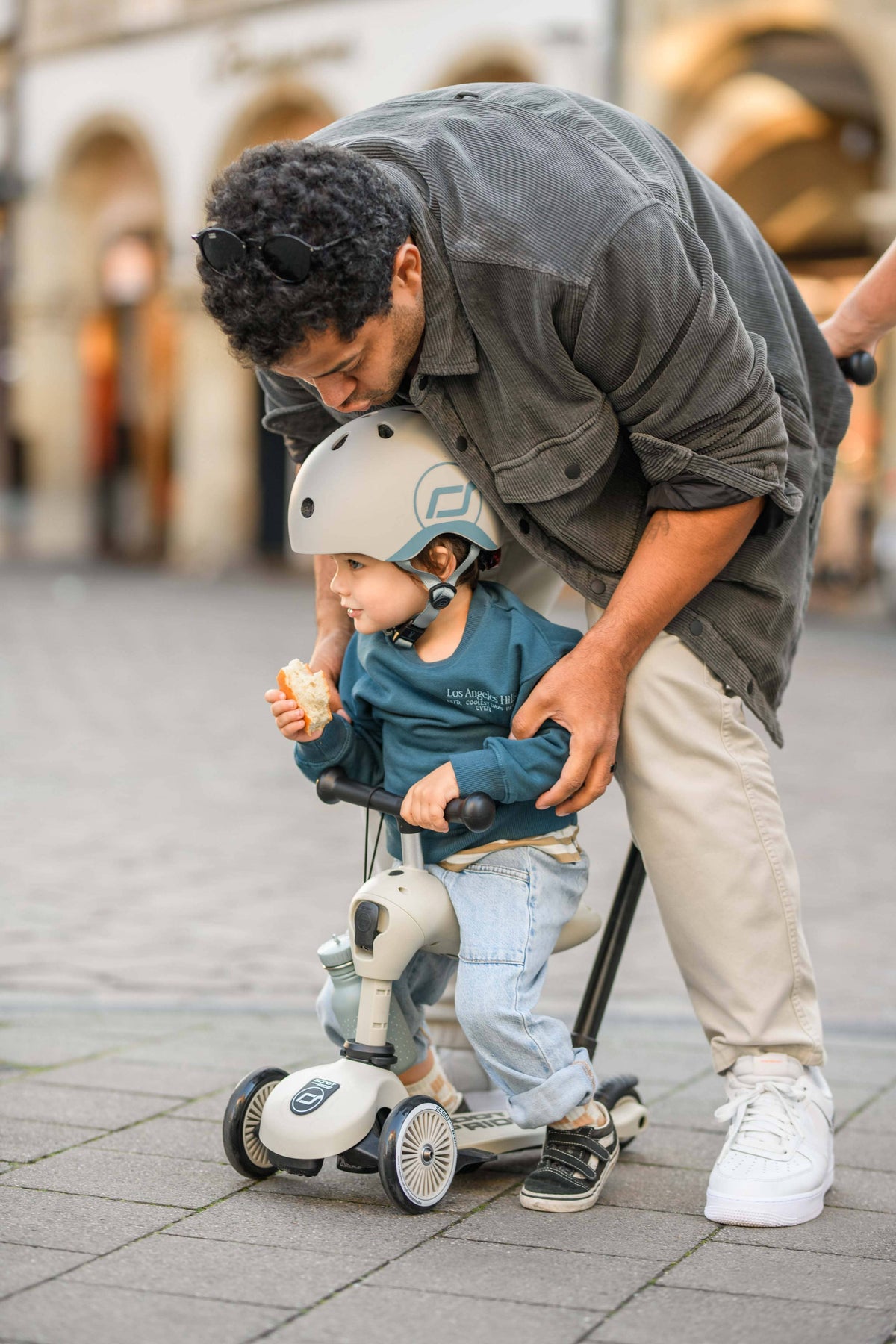 Scoot & Ride - HighwayKick 1 Push & Go Scooter and Ride On Toy: Ash