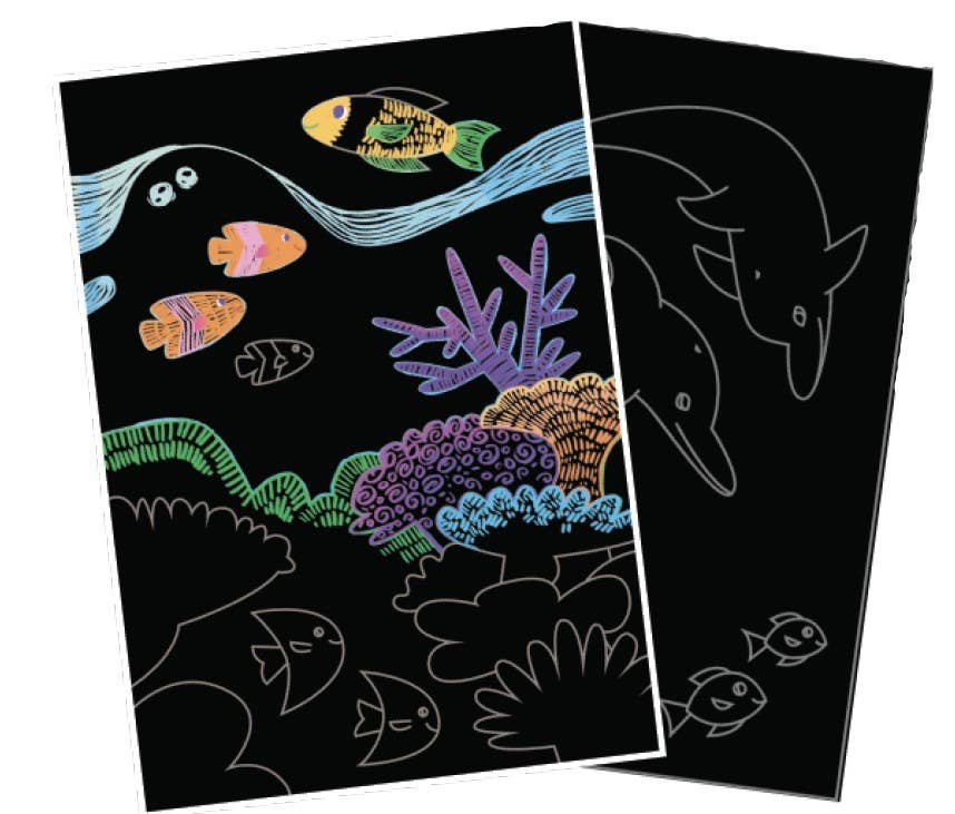 OOLY - Scratch & Scribble: Ocean Life (10 PC Set)