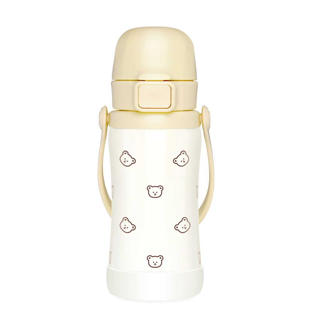 zezebaebae (Grosmimi and Cha&Mom) - Grosmimi Stainless Steel Tumbler - 10oz (300ml): Olive Pistachio