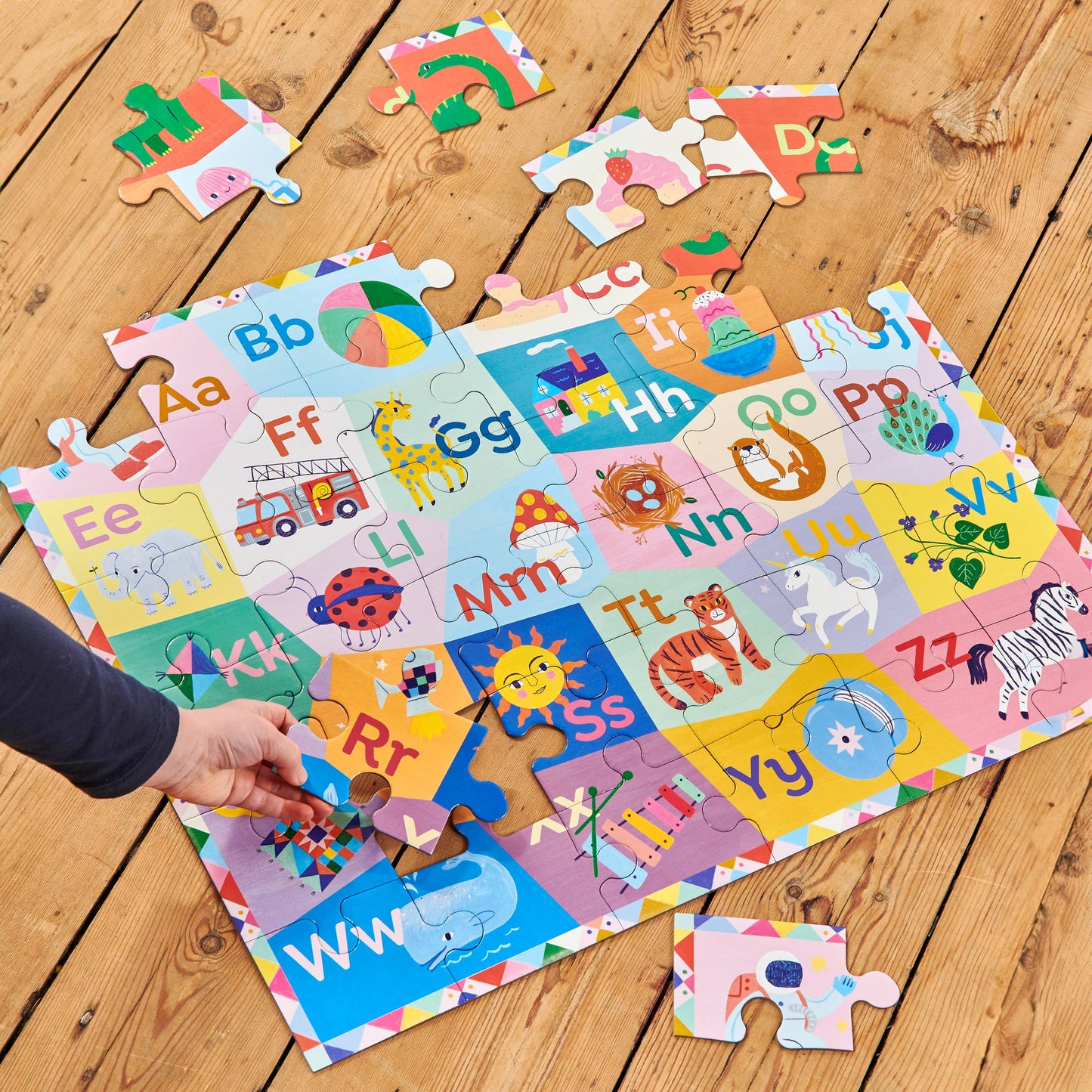 eeBoo - Alphabet 36 Piece Giant Puzzle