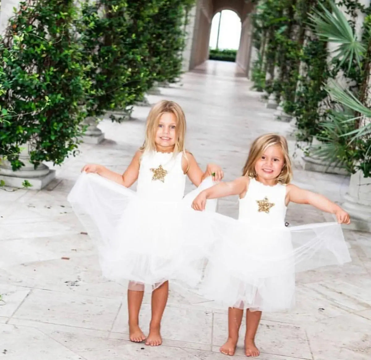 Petite Hailey - PH Star Tutu Dress: Ivory / 8
