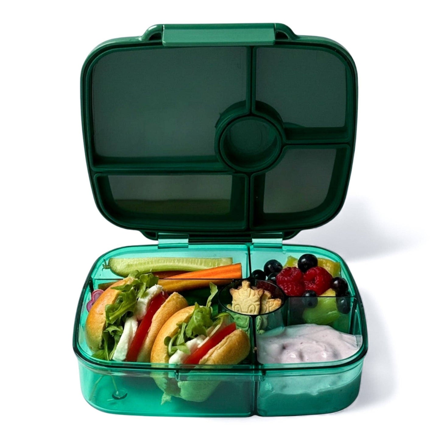Yumbox - Yumbox Go Leakproof Bento Lunch Box – 5 Compartment, 5.6 Cup: Sydney Pink
