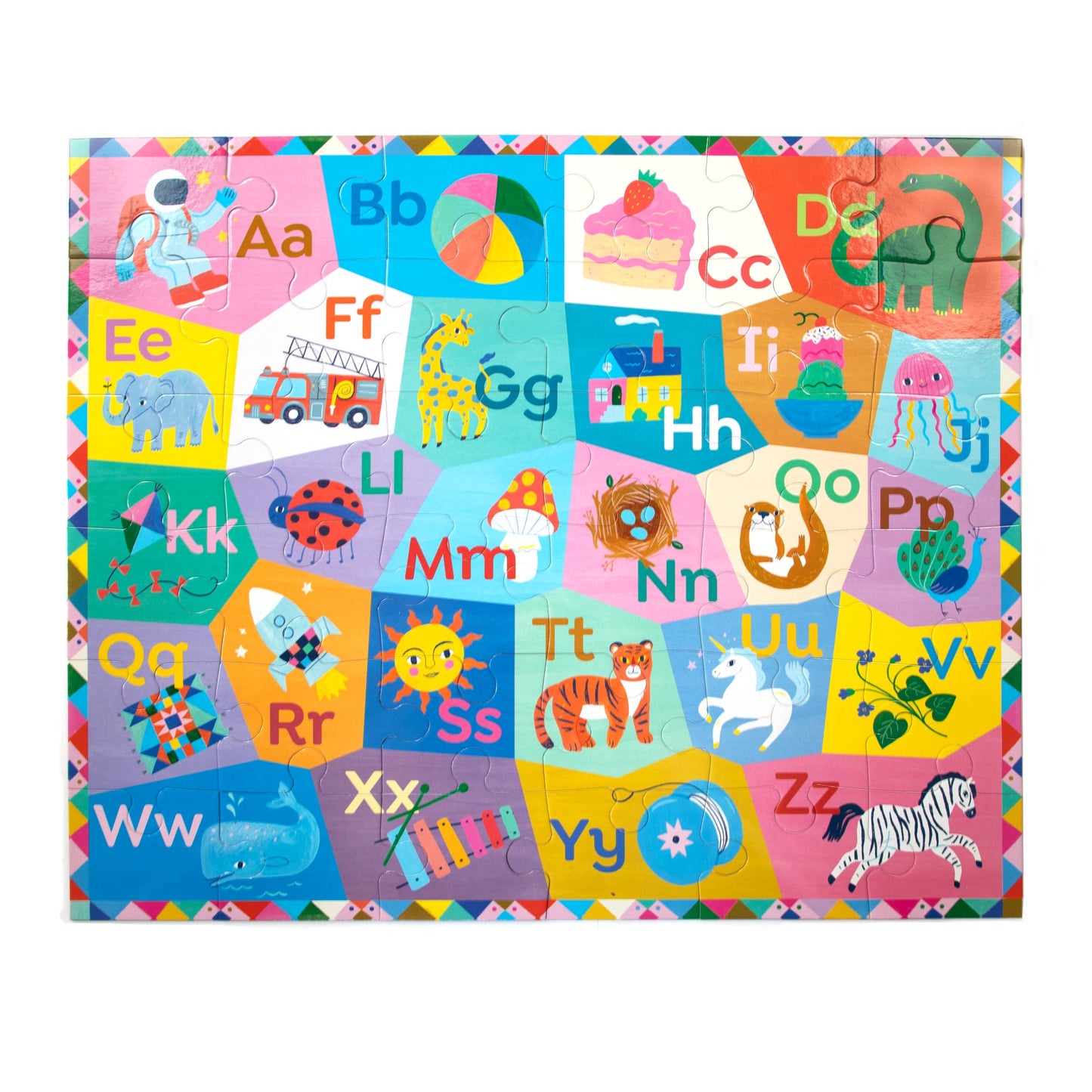 eeBoo - Alphabet 36 Piece Giant Puzzle