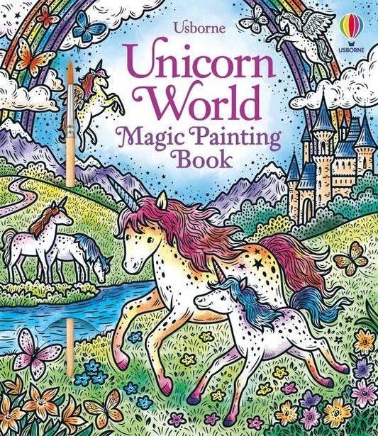 HarperCollins - Unicorn World Magic Painting Book : Usborne