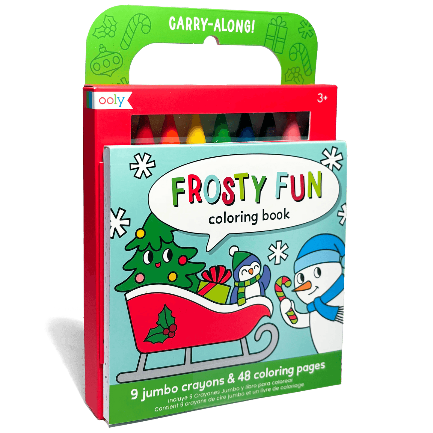 OOLY - Carry-Along Coloring Book Set - Frosty Fun