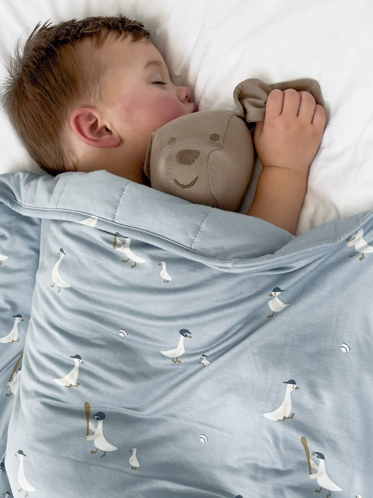 gunamuna - CLOUD BLANKET: Goose / Toddler / 2.5