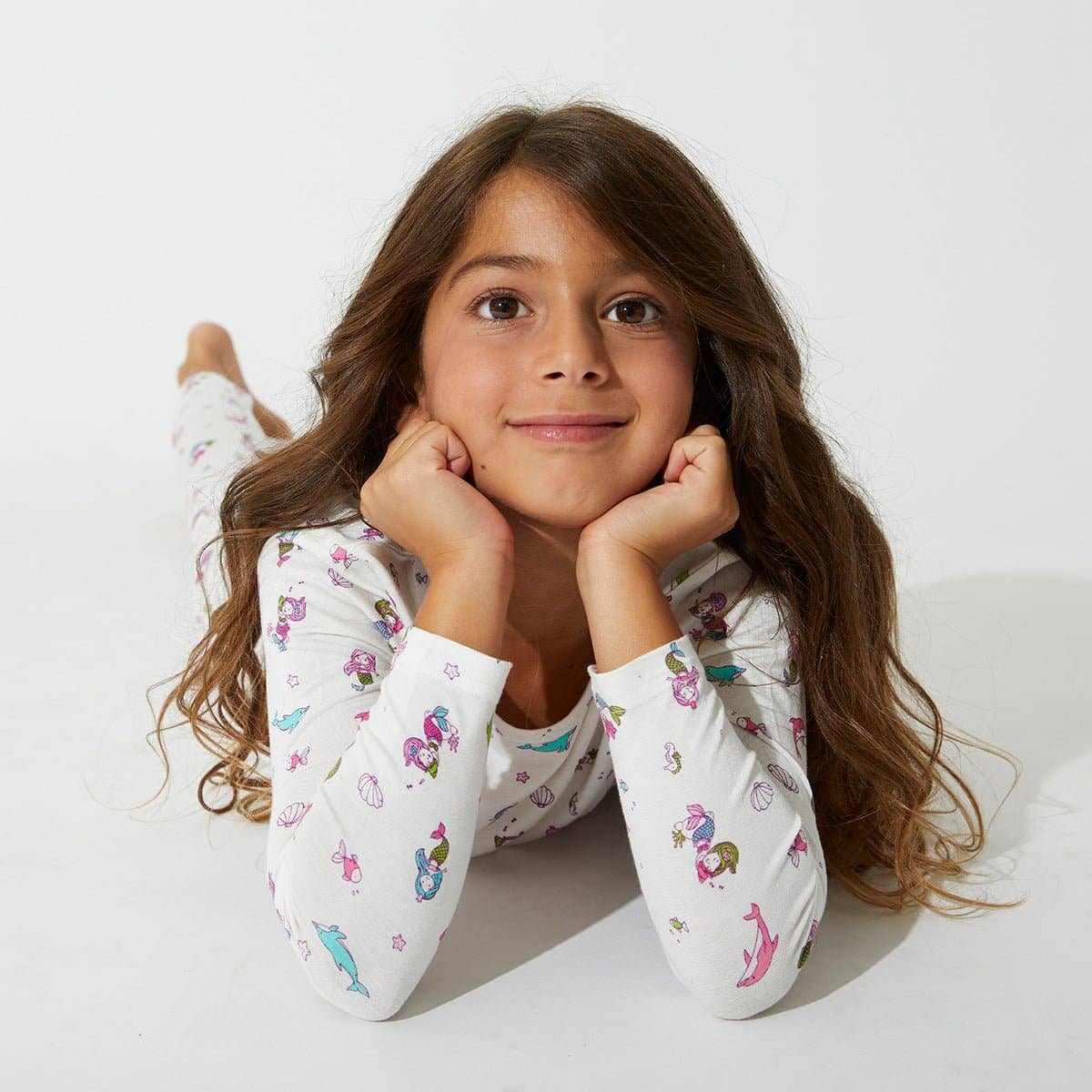 Bellabu Bear - Mermaid Bamboo Kids Pajamas: 3T