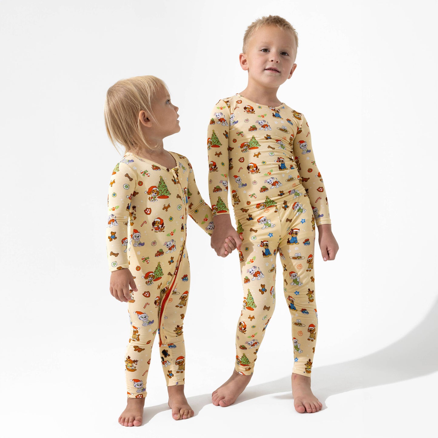 Bellabu Bear - PAW Patrol: Jingle Paws Kids Bamboo Pajamas: 9/10Y