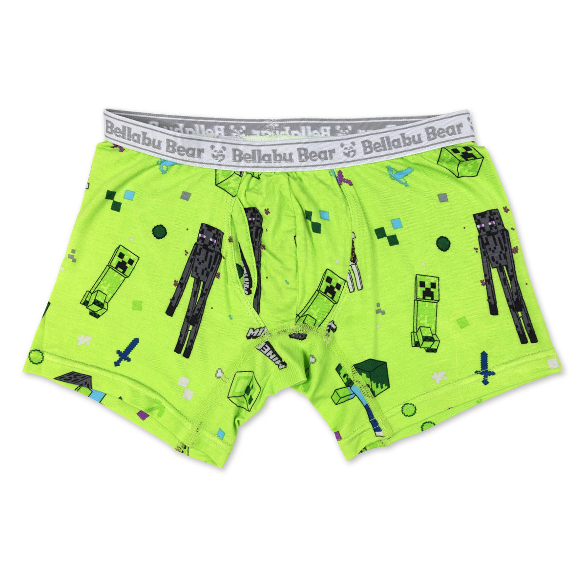 Bellabu Bear - Minecraft Boxer Brief Underwear 3-Pack: 6/7Y