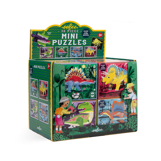 eeBoo - Dino Mini Puzzle Assortment