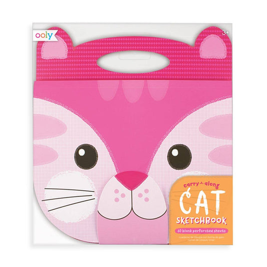 OOLY - Carry Along: Sketchbook - Cat (9" x 7" Paper; 60 Sheets)