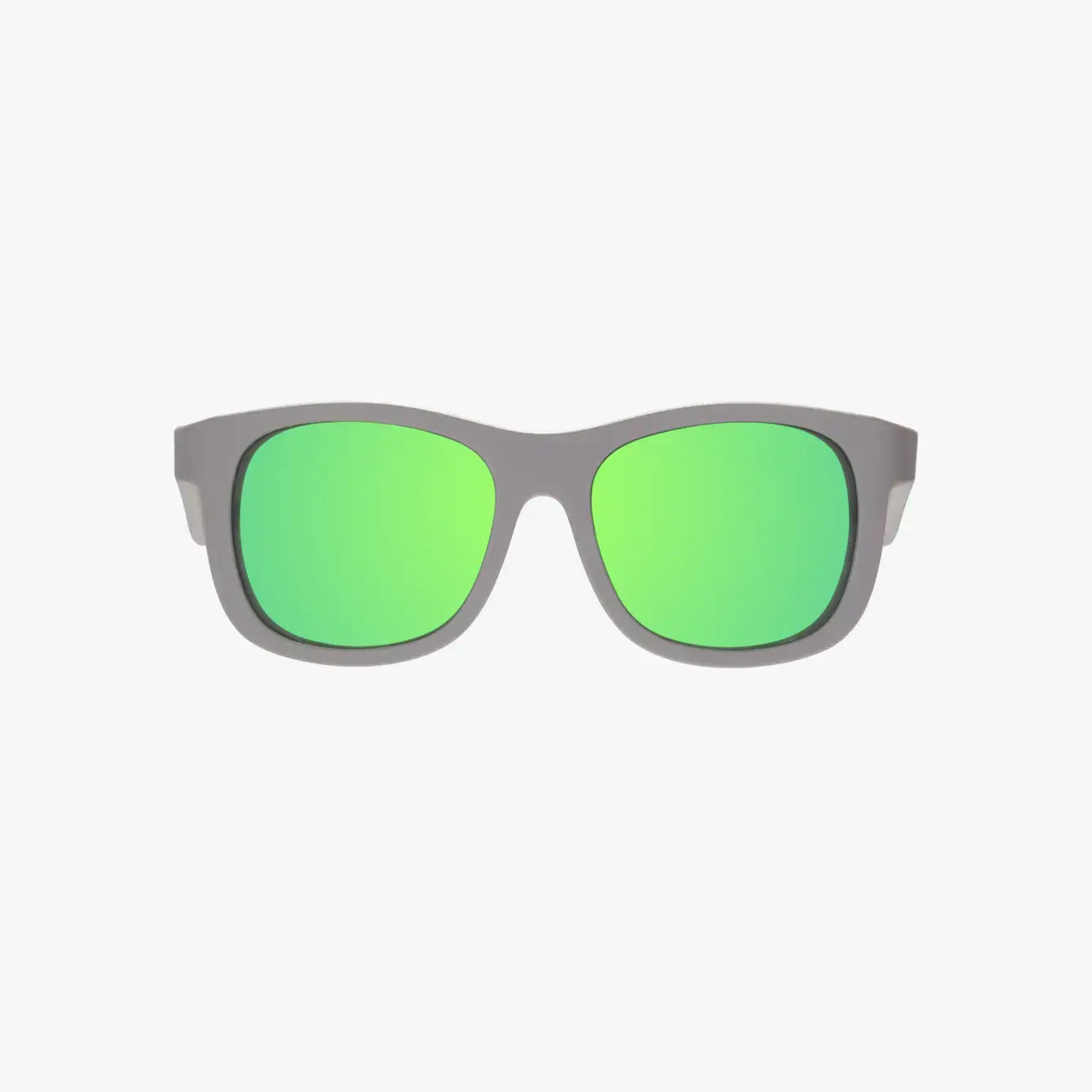 Babiators - Polarized Kid and Baby Navigator Sunglasses (Award Winning): Ages 0-2 / Graphite Gray | Green Mirrored Lens