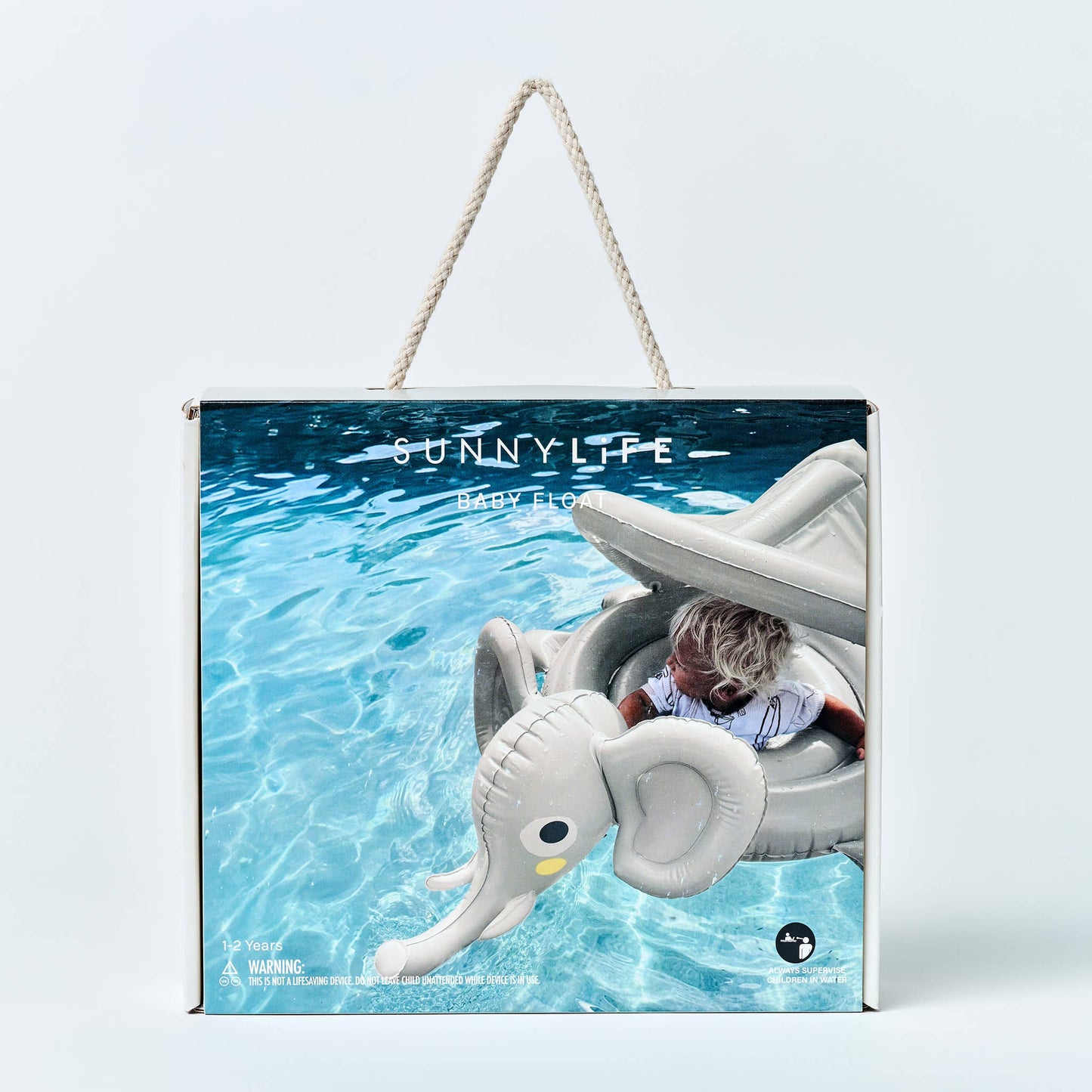 Sunnylife - Baby Float Eli the Elephant Grey