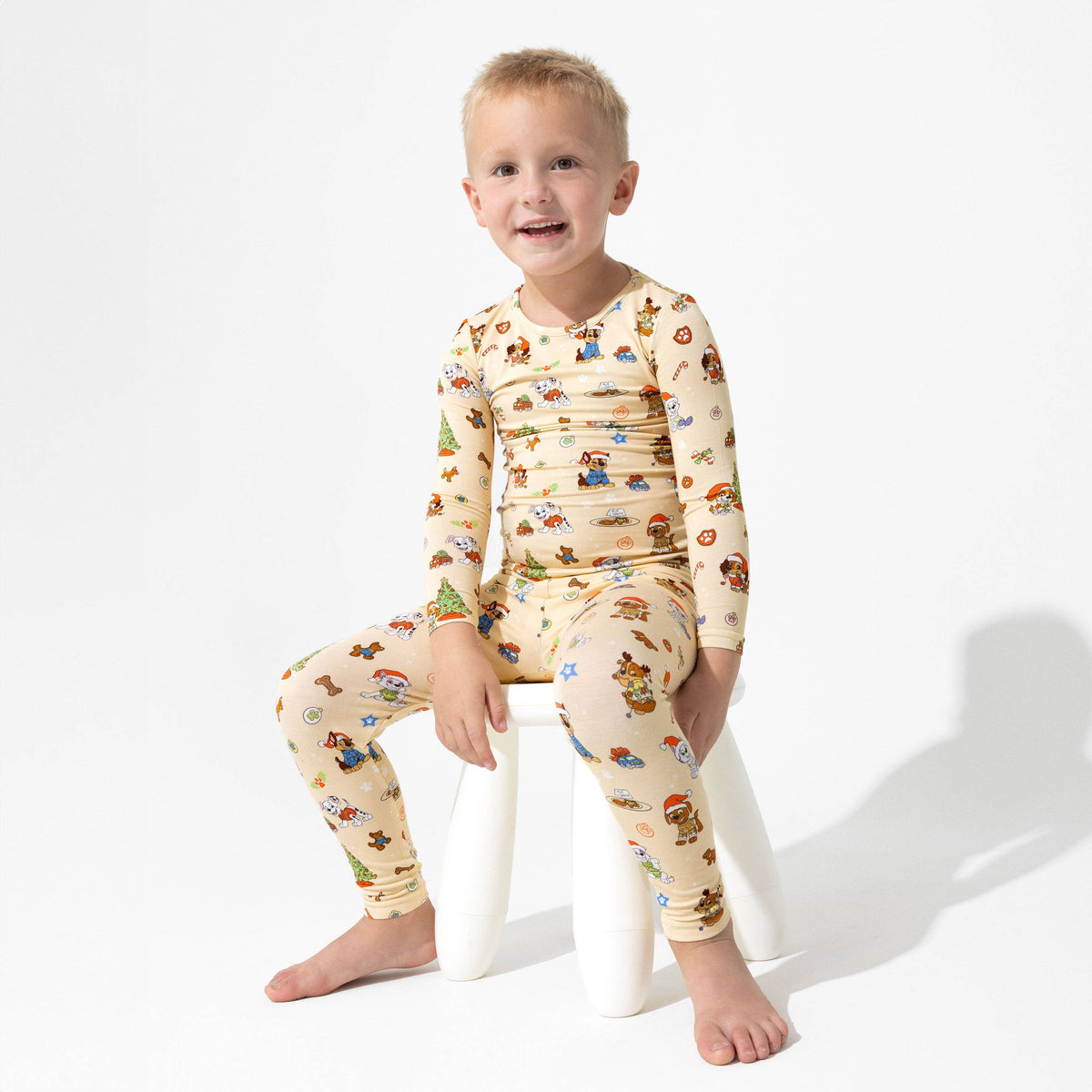 Bellabu Bear - PAW Patrol: Jingle Paws Kids Bamboo Pajamas: 9/10Y